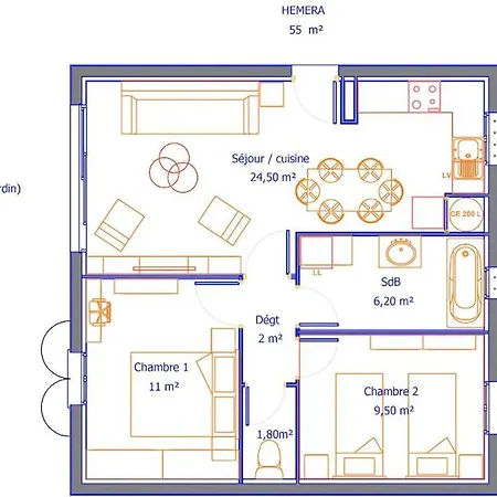 Les Restanques, Ferienhaus *